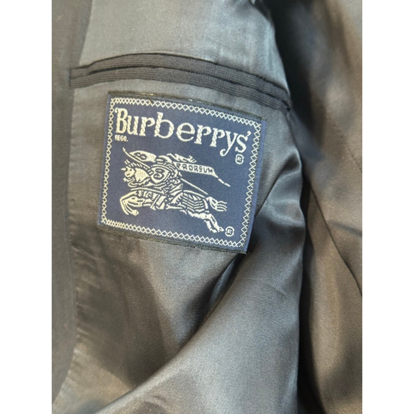 Vintage Burberrys’ 100% Wool Blazer Men’s 42-44R 2-Button Sport Coat USA - Picture 8 of 13